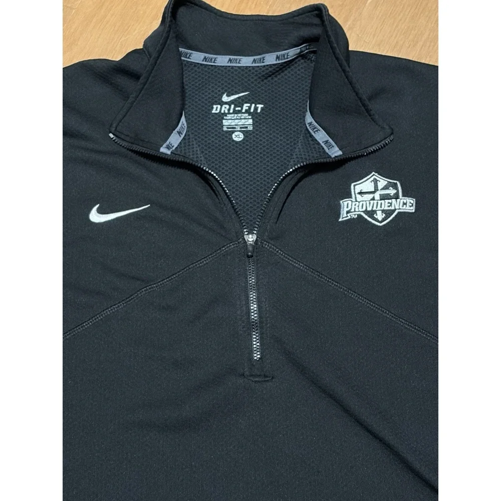 Providence College Friars Nike 1/4 Zip Dri Fit Black XL NCAA Hockey Basketball